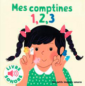 Mes comptines, 1, 2, 3, d'Elsa Fouquier aux éditions Gallimard jeunesse